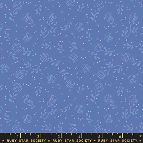 flowers on blue