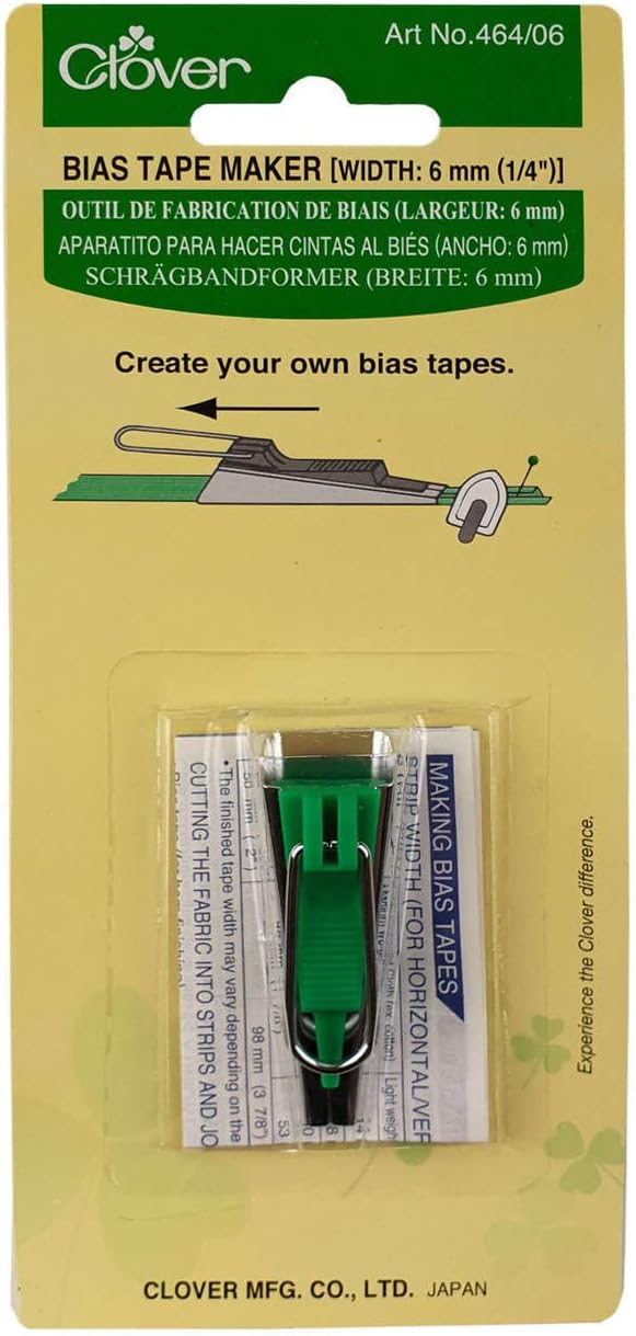 Clover Bias Tape Maker (Width: 6mm or 1/4")