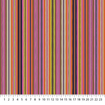 Figo Fabrics - Camouflage by Kathy Doughty - Stripe (Warm)