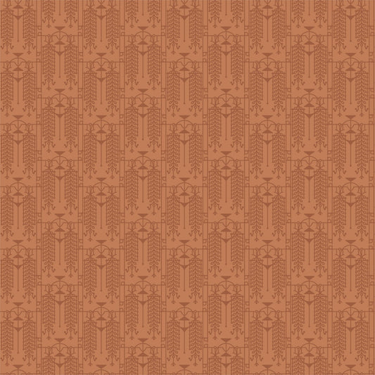 vertical geometric design in sun tan