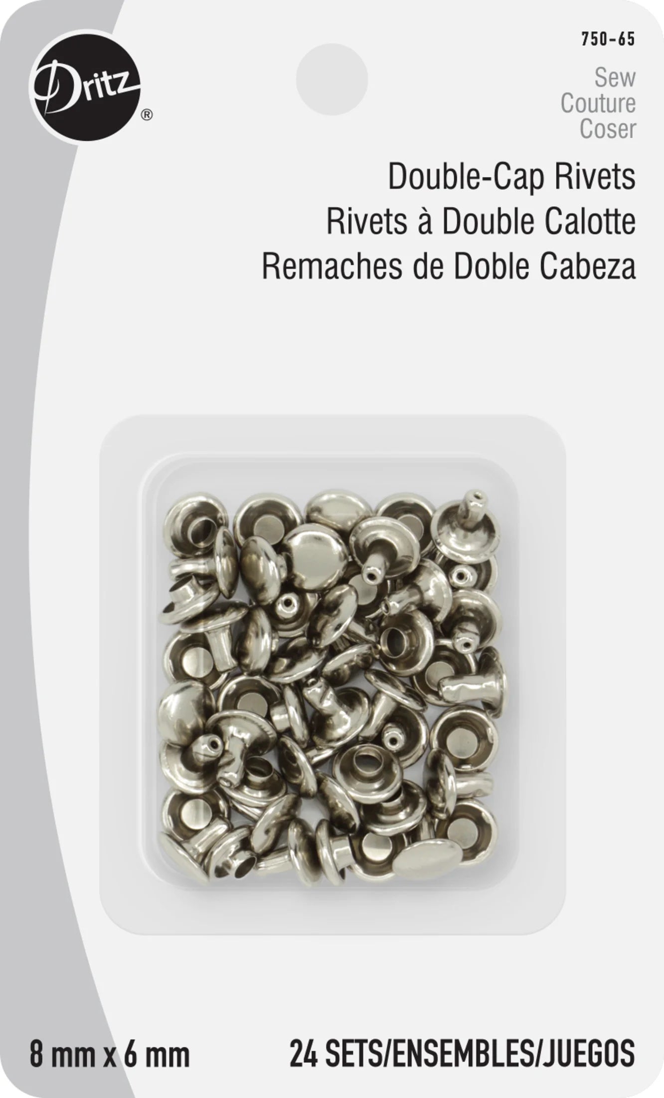 Dritz Double-Cap Rivets