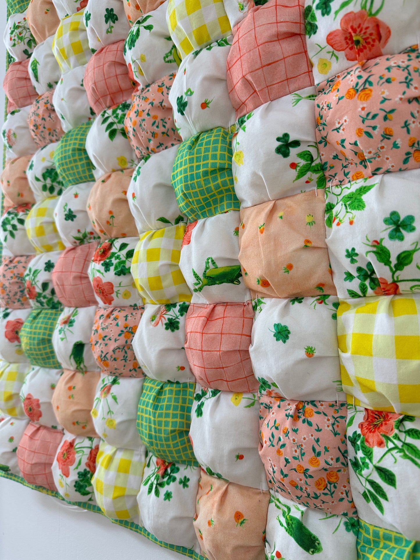 Puff quilt side view