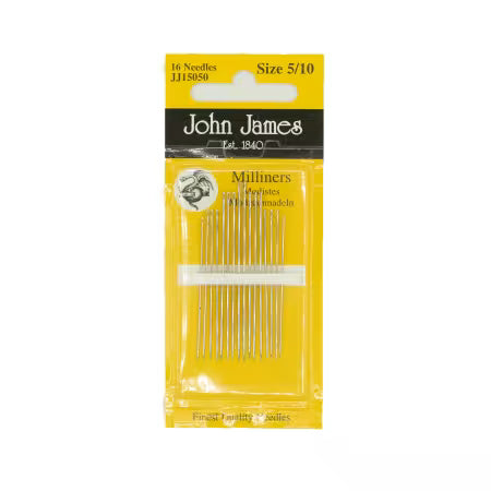 Needles with yellow and black packaging.