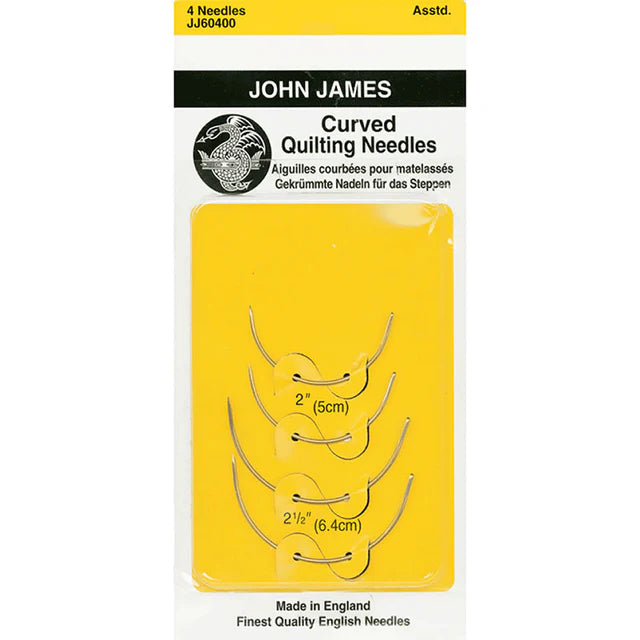 John James Curved Quilting Needles