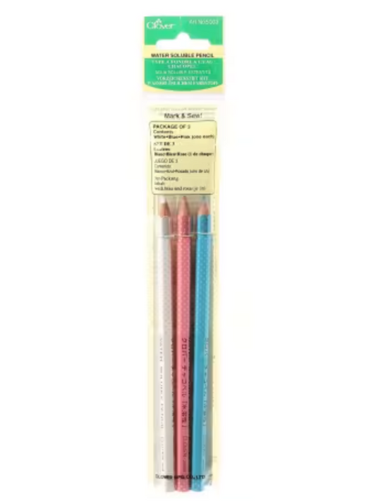Clover Water Soluble Pencil (3 pack)