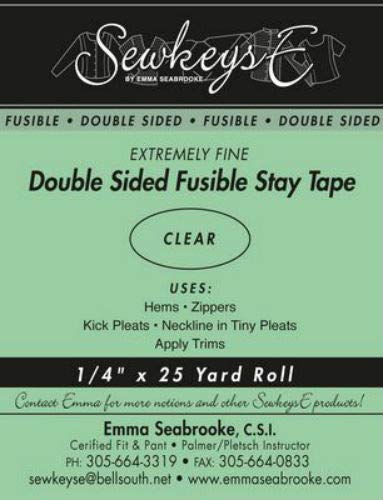 Sewkeys E Double Sided Fusible Stay Tape