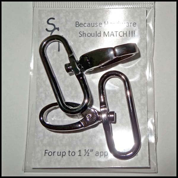 Sisters' Common Thread 1 1/2" Nickel Swivel Clip