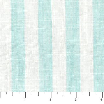 blue and white striped fabric