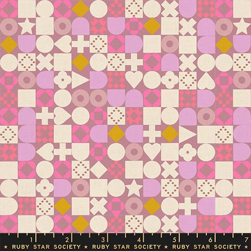 Manufacturer: RUBY STAR SOCIETY
Stock #: RS1134 19CL
Product Content: 85% Cotton/15% Linen
Type: 44" Wide
Designer: Rashida Coleman Hale
Group Name: Lofi Linens
Origin: Made in Japan
Color: Pink
Theme: Novelty
UPC: 752106897786
Code: 2864.04204