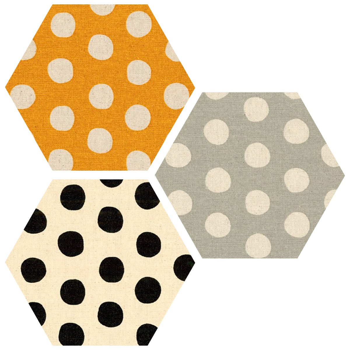 collage of color options for natural dots