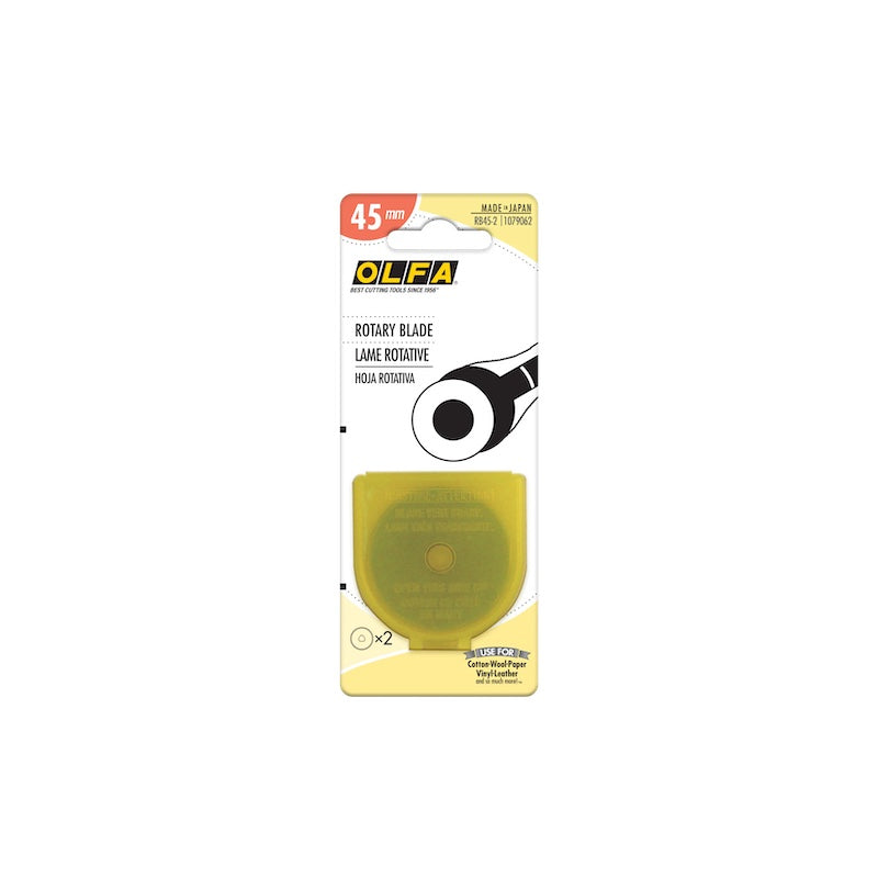 OLFA rotary blade packaging on a white background