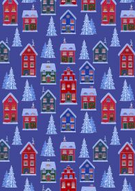 Lewis & Irene - Tomtens Village - Tomtens Village on Dark Blue