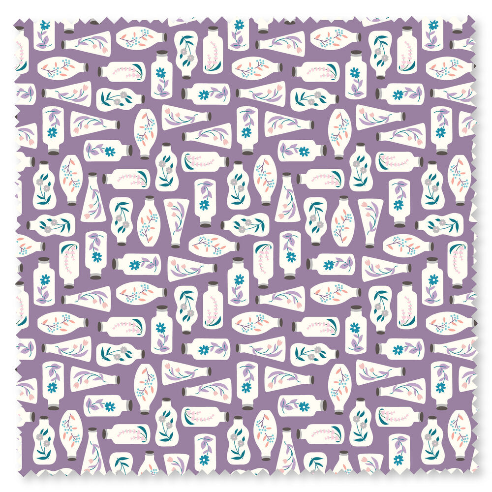 Botanical Garden - Dewy 610099 - The Tiny Garden Design Studio - Felicity Fabrics - Cloud 9 Fabrics - half yard quilting fabric - floral