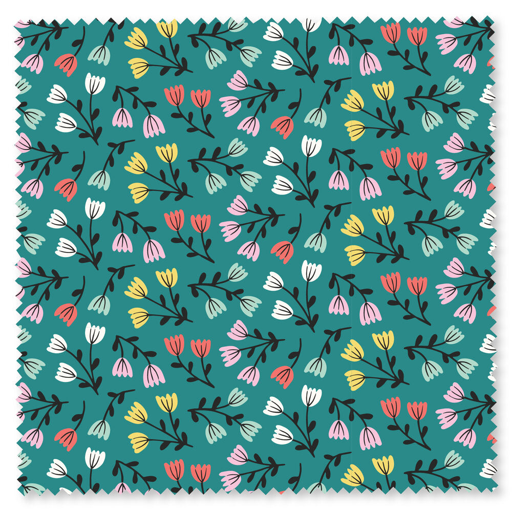 Charmingly Cheerful - 610129- Shannon McNab - Felicity Fabrics - Cloud 9 Fabrics - half yard quilting fabric - floral