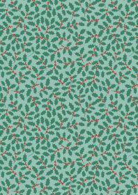 Lewis & Irene - The 12 Days of Christmas - Holly on Blue