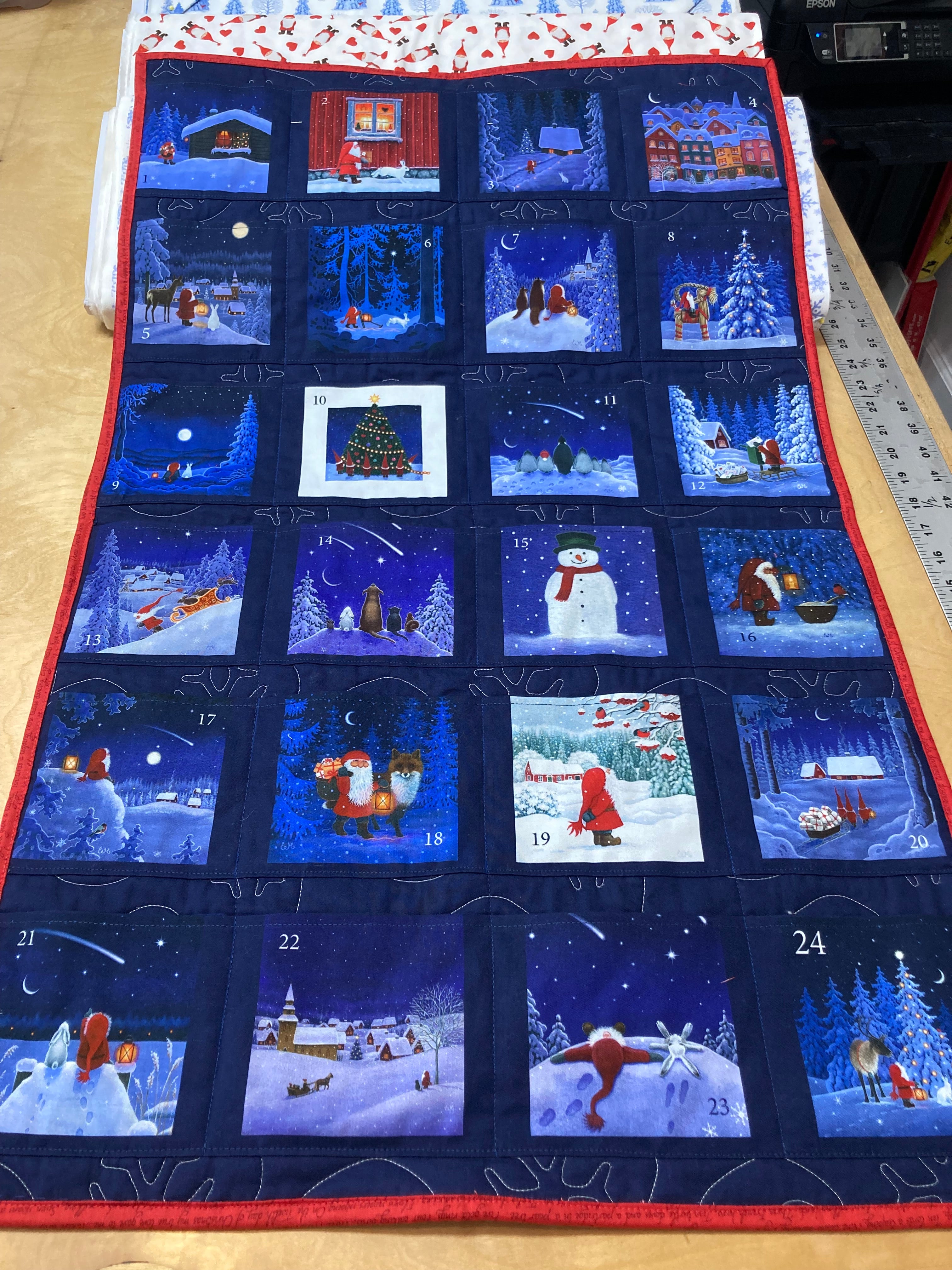 Advent Calendar KIT Quilt N Things