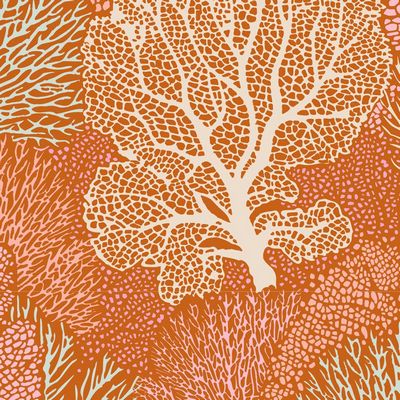 Tilda - Cotton Beach - Coral Reef (Ginger)