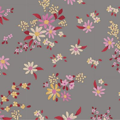 Daisyfield Blenders Grey 100052 - Chic Escape -Tilda - quilting cotton - half yard