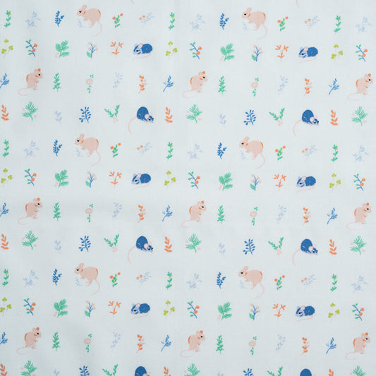 Birch Fabrics - Kitty Garden by Jenny Ronen - Little One Poplin