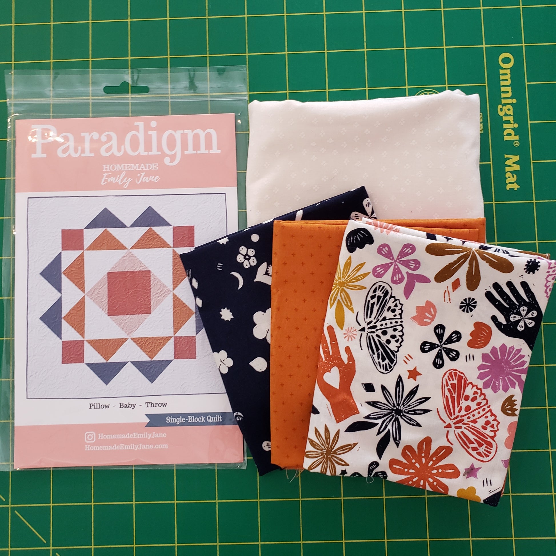 precut fabric with quilt pattern