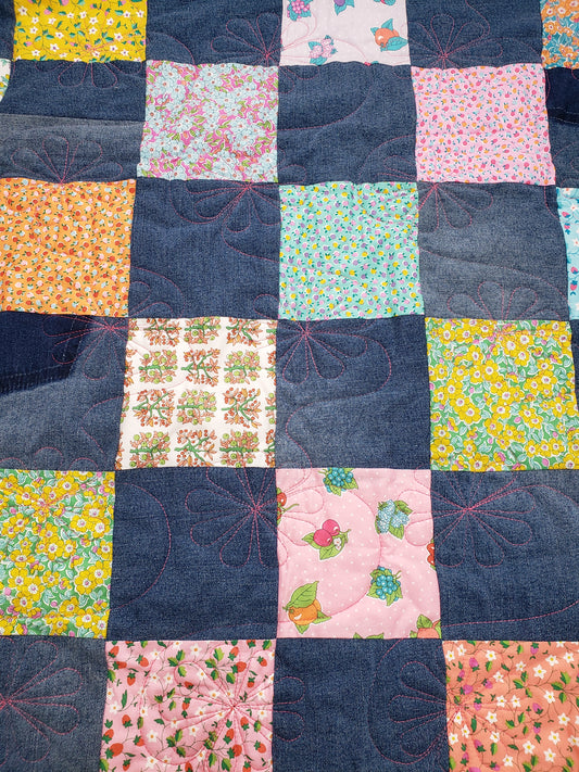 Blue Jean Baby Denim Quilt - FREE Sew Local Class - Saturday, June 6, 10am-1pm