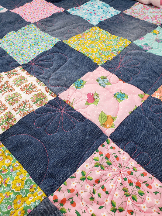 Blue Jean Baby Denim Quilt - FREE Sew Local Class - Saturday, June 6, 10am-1pm