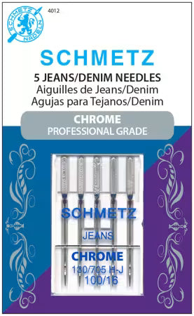 Schmetz 5 Jeans/Denim Needles 100/16