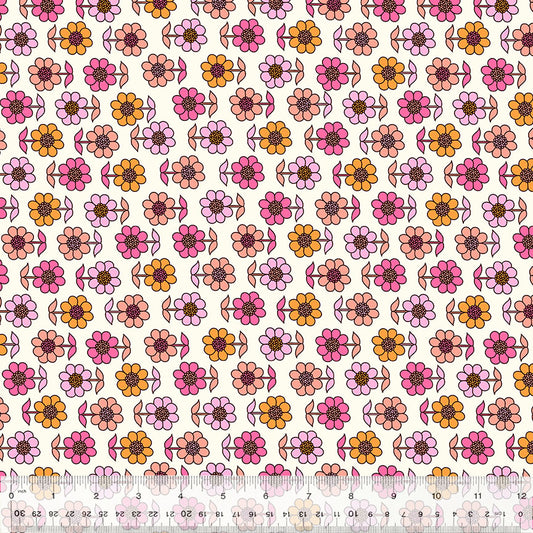 Windham Fabrics - Bonny by Denyse Schmidt - Daisy (Pink)