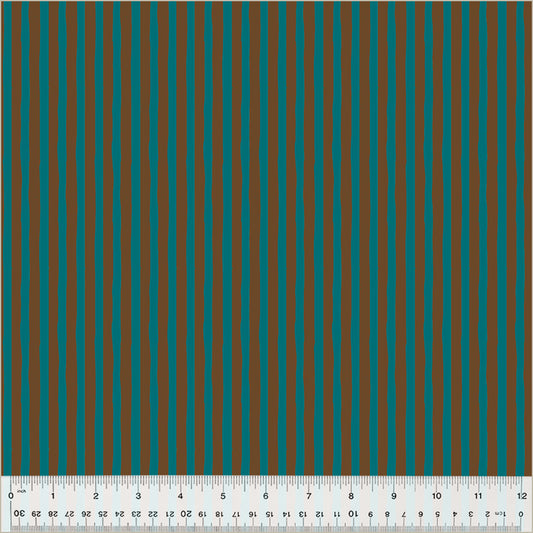 Provence/Brown color. Gray and teal stripes.