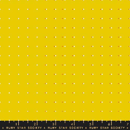 polka dots on yellow