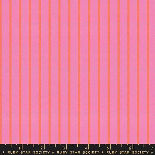 light pink background and orange stripes