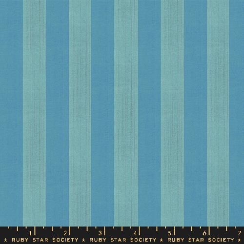 teal and light blue alternating wide stripes