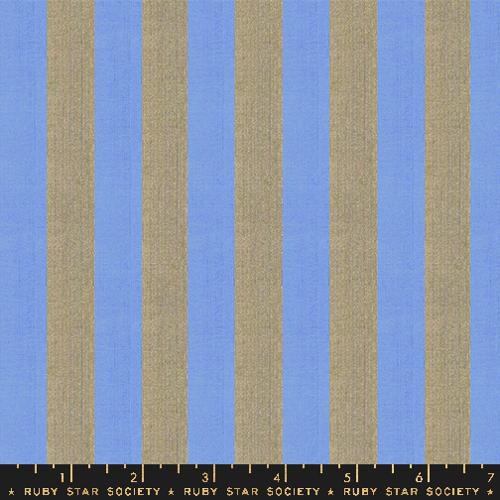 grey/gold and light blue alternating  wide stripes