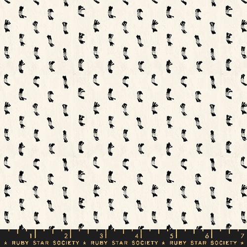 white and black woven dots 