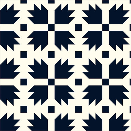 Windham Fabrics - Perfect Points II - Bear Paw (Navy)