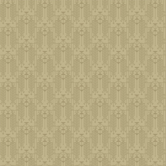 vertical geometric design in mustard