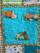 Load image into Gallery viewer, close up of a quilted block 