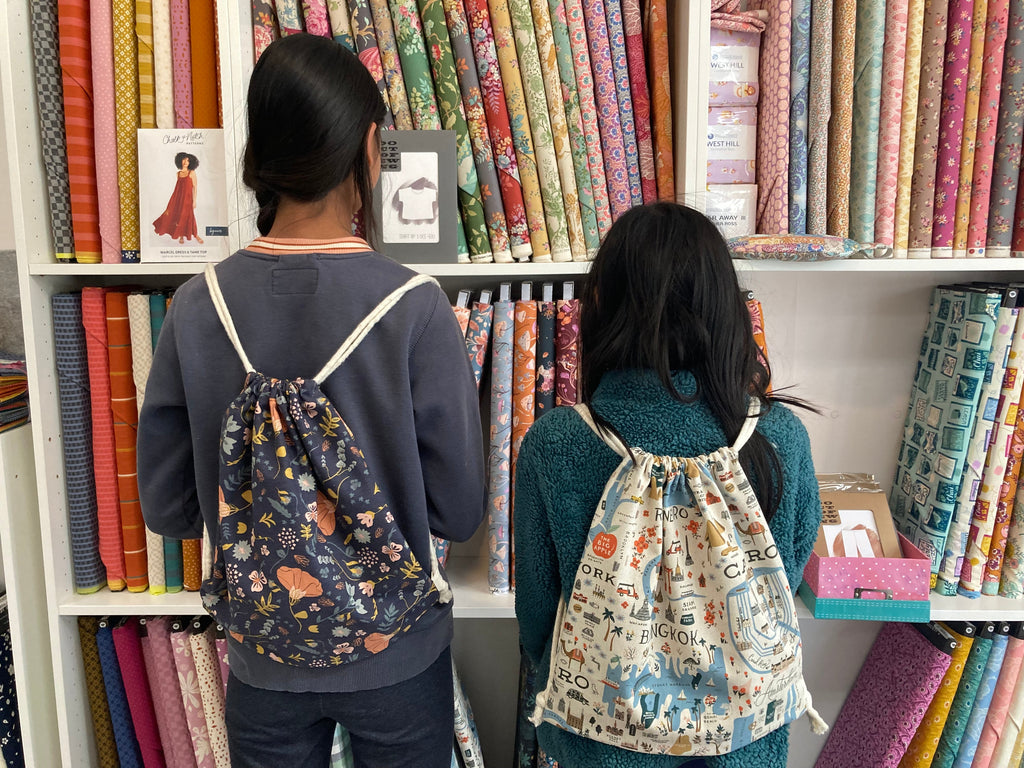 2 Hour Make & Take Class - Drawstring Backpack