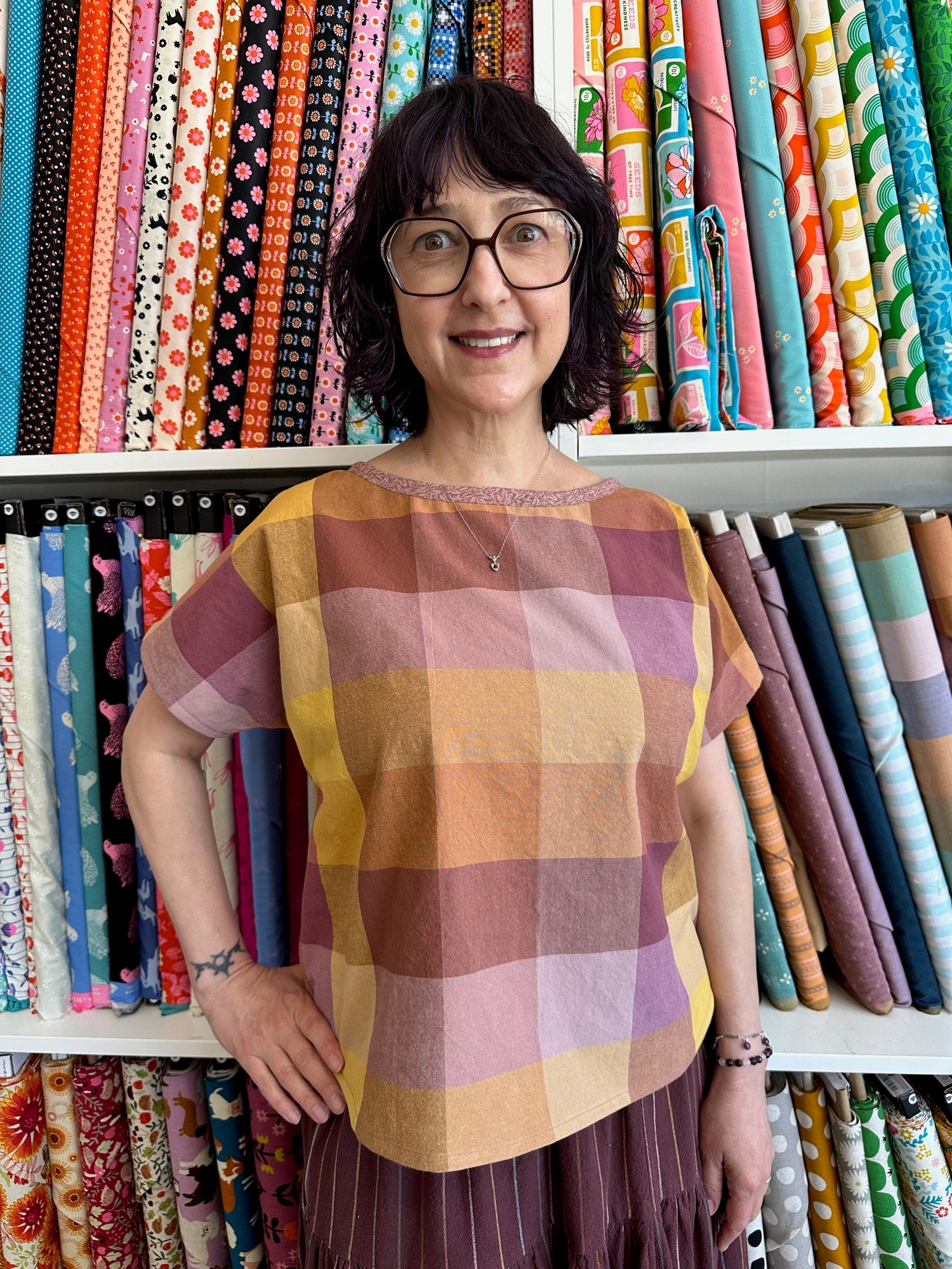 Beginner Garments Top with Fableism Fabric