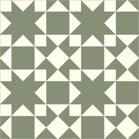 Windham Fabrics - Perfect Points II - Sawtooth (Jade)