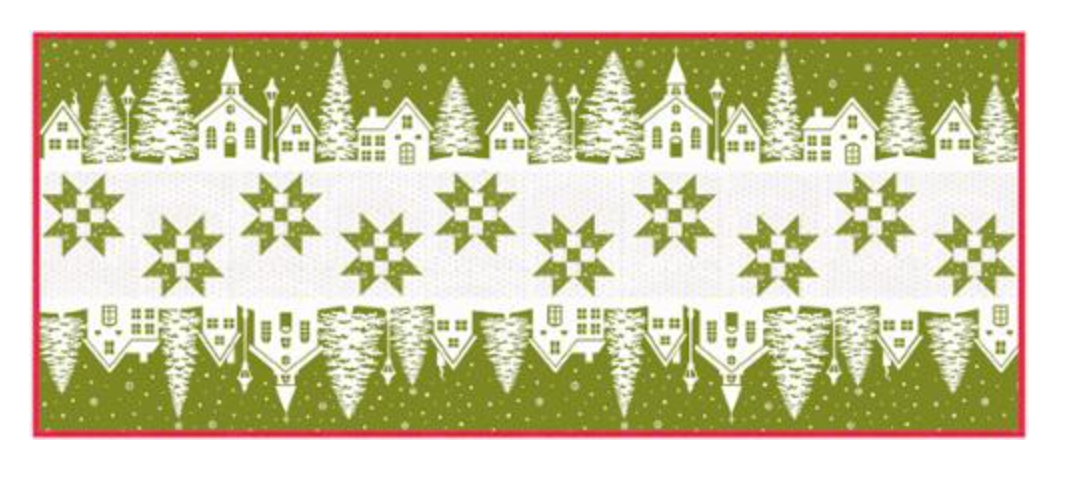 Fig Tree Quilts - Christmas Village Runner Pattern