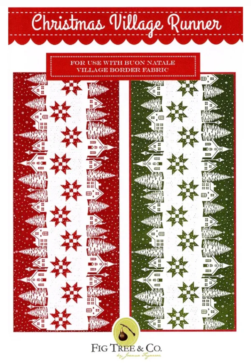 Fig Tree Quilts - Christmas Village Runner Pattern