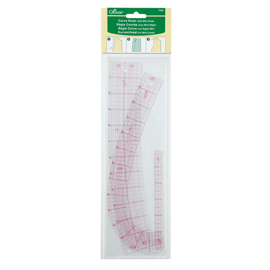 Clover Curve Ruler with Mini Ruler