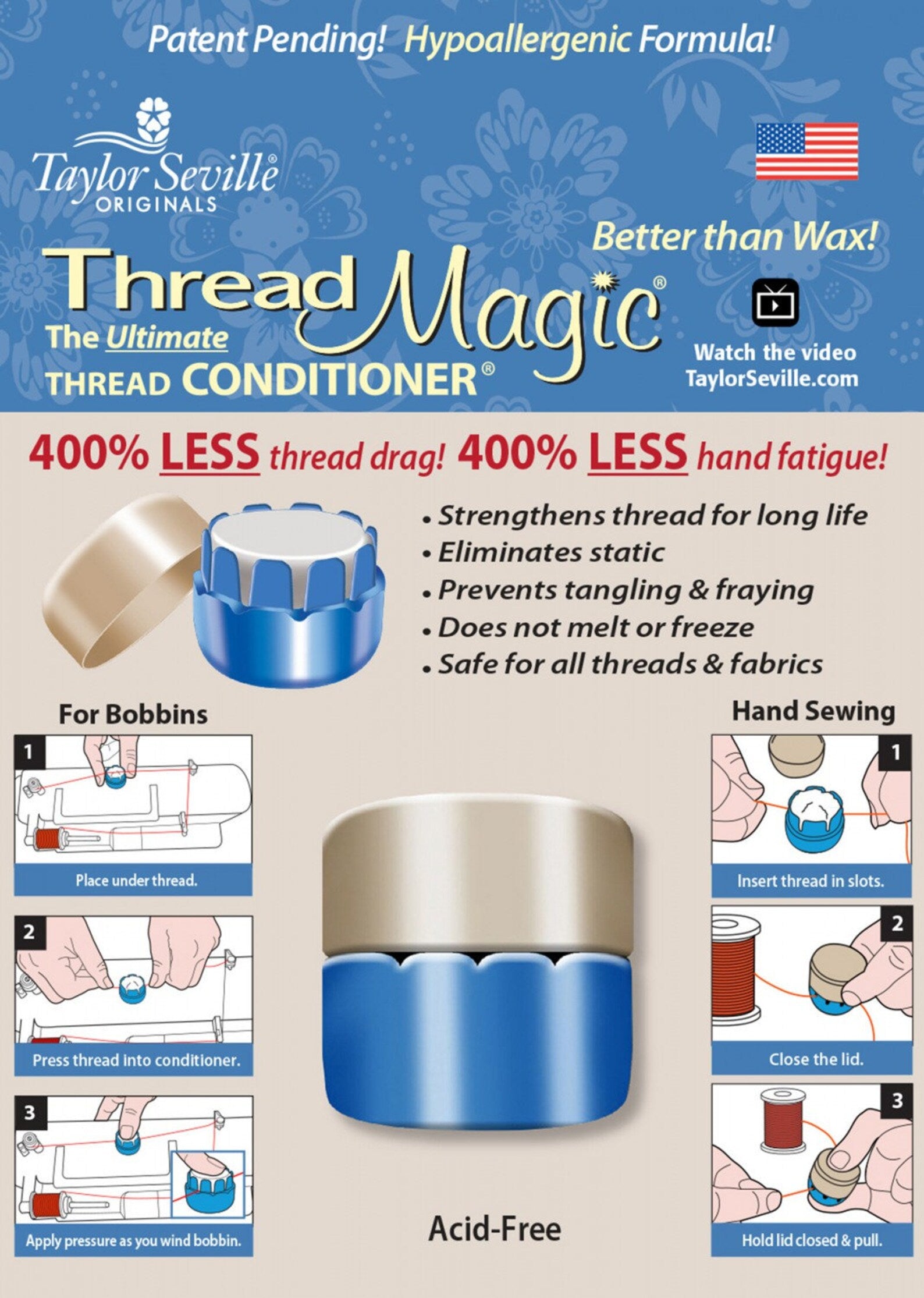 Magic Thread Factory Thread Magic - Thread conditioner – Quilt'n'Things