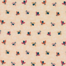 Load image into Gallery viewer, Ladybug Acrobatics - Tiny and Wild - Sue Gibbins - Cloud 9 Fabrics - Organic Cotton half yard quilting fabric - floral