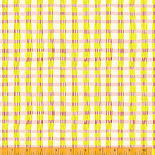 Load image into Gallery viewer, Pink Painted Plaid - Lucky Rabbit - Heather Ross - Windham Fabrics - half yard quilting fabric