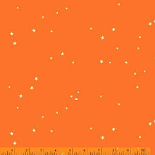 Load image into Gallery viewer, Red Orange Hand Drawn Stars - Lucky Rabbit - Heather Ross - Windham Fabrics - half yard quilting fabric