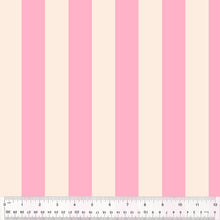 Load image into Gallery viewer, pink and ivory broad stripes