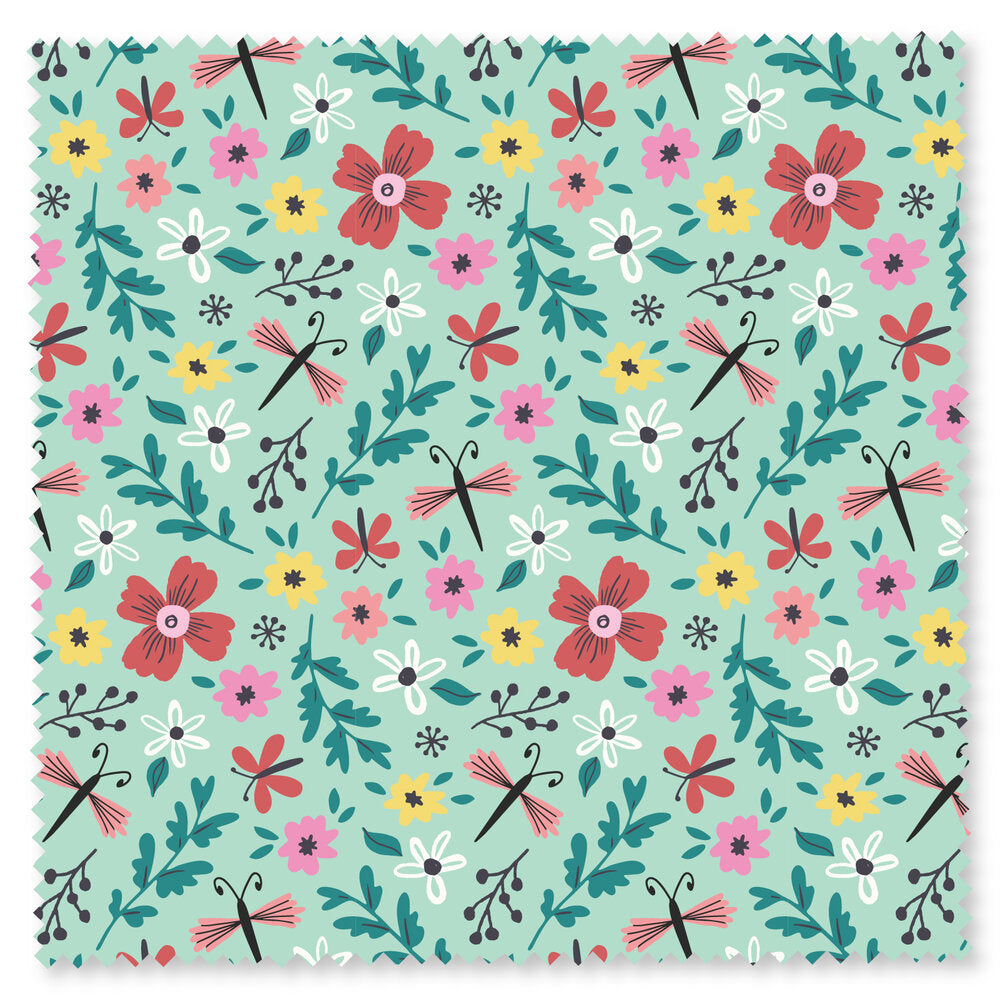 Charmingly Cheerful - 610134 - Shannon McNab - Felicity Fabrics - Cloud 9 Fabrics - half yard quilting fabric - floral