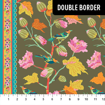 Kindred Sketches Bird Forest (Double Border) - Autumn